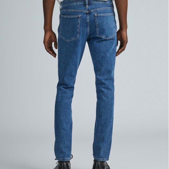 NWT EVERLANE The Slim 4-Way Stretch Organic Jean Uniform in Marine Size 38 X 30 - Picture 3 of 9